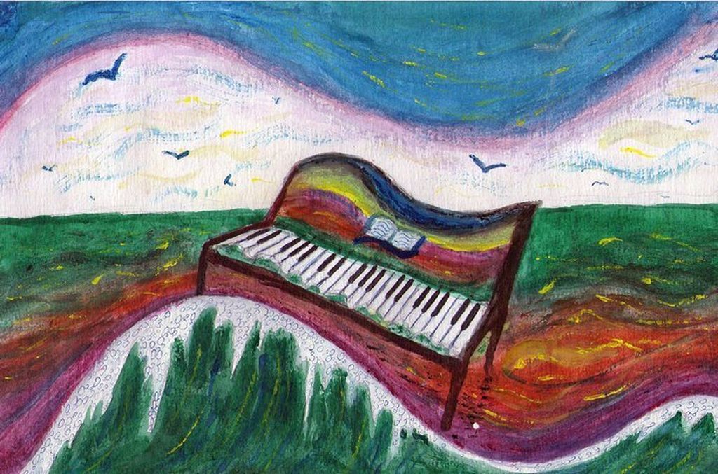 Музыкальные картинки, Пианино на волне / Piano sur la vague — discours.io
