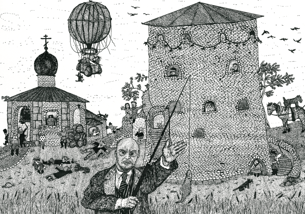 Небывалая история России. Абсурдные сюжеты о победах и поражениях отечественных государей, дипломатов, поэтов и воевод, Ленин ловит рыбу у Гремячей башни — discours.io
