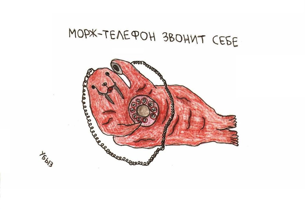 Чем занимаются животные, Морж-телефон звонит себе — discours.io