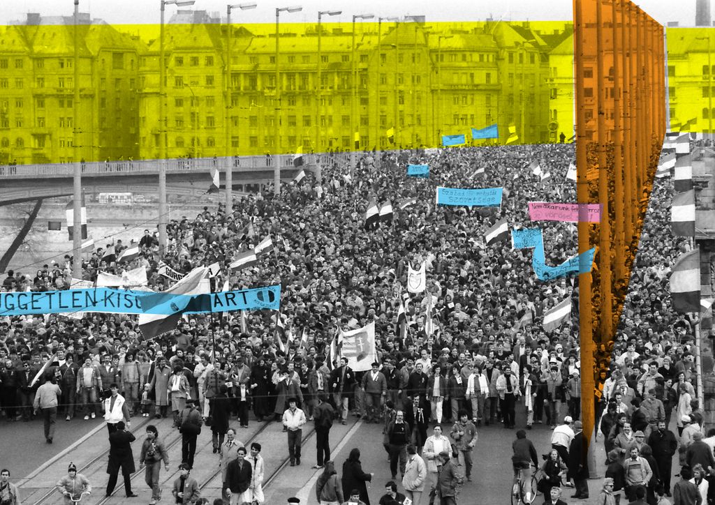 Мирные протесты-1989: люди (на)против стены, Венгрия. 1989 год, митинг — discours.io