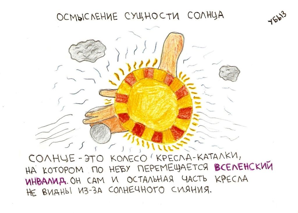 Нарисованные размышления, Осмысление сущности солнца — discours.io