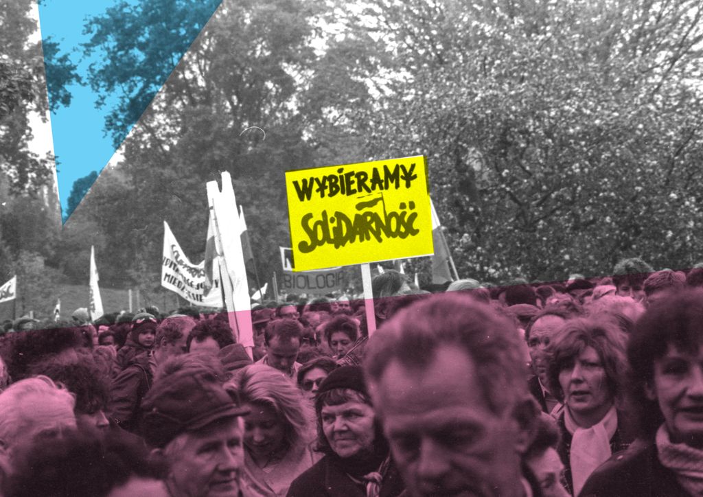 Мирные протесты-1989: люди (на)против стены, Польша . 1 мая 1989 года, Митинг Солидарности, Варшава — discours.io
