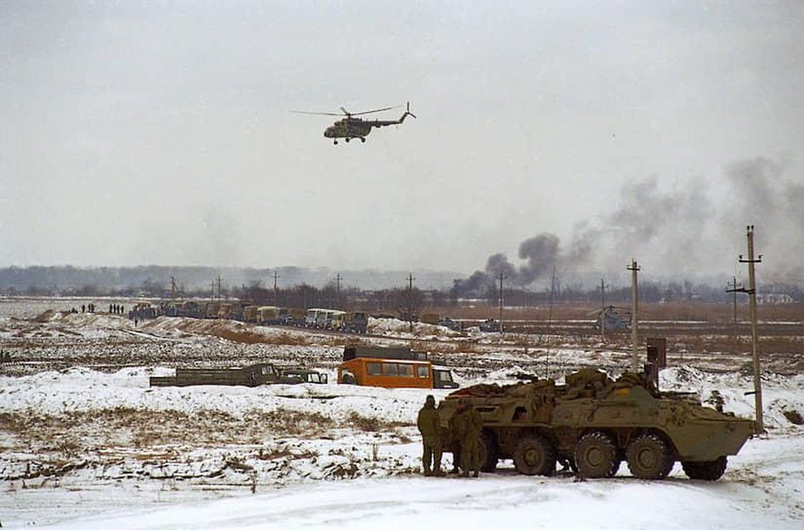 Боевые действия у села Первомайское в Дагестане, 1996 год / Фото: Эдвард Опп