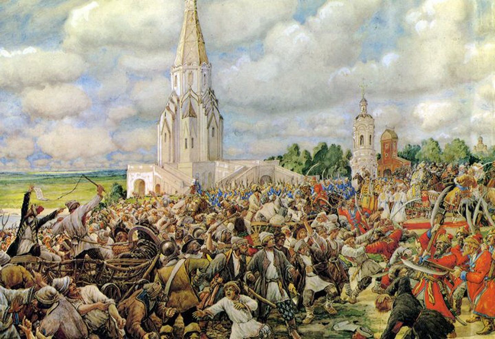 Медный бунт 1662 года, картина Эрнеста Лисснера , 1938