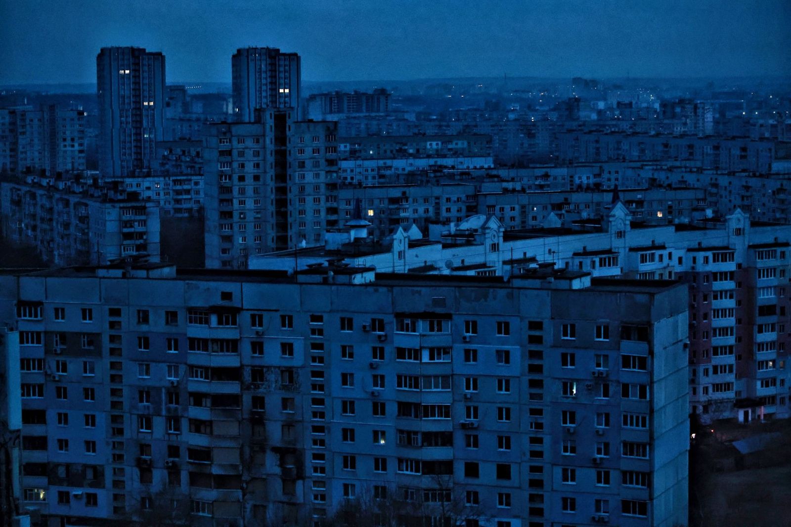 Блэкаут в Харькове — после российского удара 22 марта без электричества остались около 700 тысяч абонентов. 26 марта / Yan Dobronosov / Global Images Ukraine / Getty Images