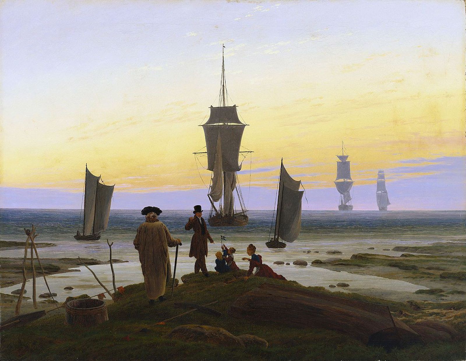 Каспар-Давид Фридрих. Этапы жизни. 1835. / Прогулка романтика: ликбез по немецкому романтизму — Discours.io