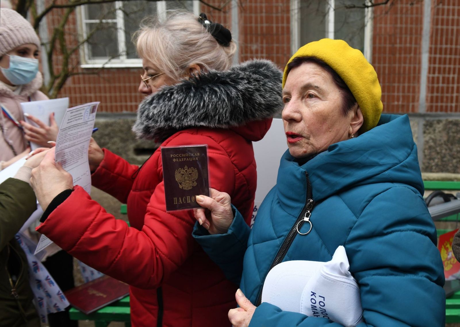 Досрочное голосование на выборах президента России в Донецке. 10 марта / Таисия Воронцова / Спутник / imago images / Scanpix / LETA