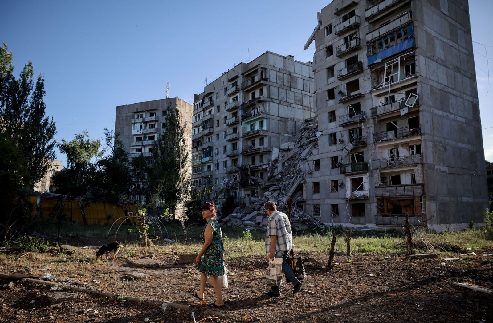 Разрушения в Торецке Донецкой области. 15 июня / Oleg Petrasiuk / 24th Mechanized Brigade / EPA / Scanpix / LETA