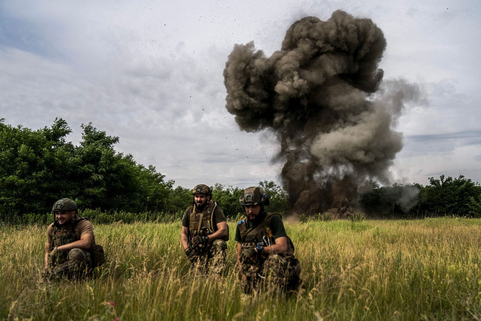 Саперы 93-й бригады ВСУ в Донецкой области. 21 июня / Jose Colon / Anadolu / ABACAPRESS / ddp images / Vida Press