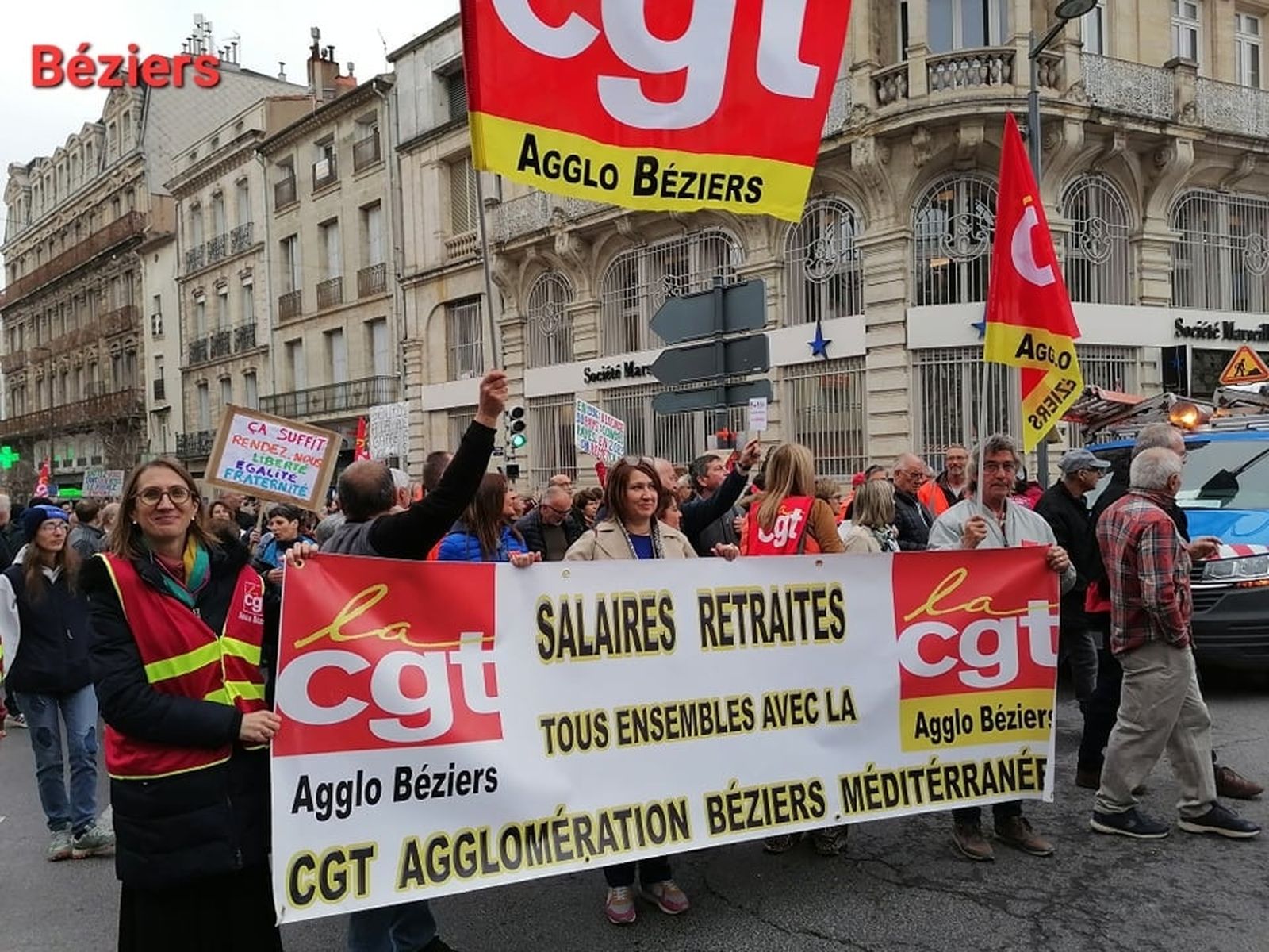 Акции профсоюза CGT / Источник: CGT Confédération Générale du Travail