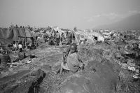 «Я не имею права вмешиваться в свои снимки». Фотографии и воспоминания Виктории Ивлевой из поездок в кризисные точки Африки, Лагерь беженцев — миниатюра