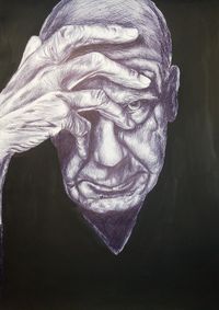 Back to black: тревога, испуг, скорбь и стойкость в гиперреалистичных портретах жителей Украины,  — миниатюра