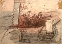 Некрасов. Деревня., Натюрморт с серпами — миниатюра