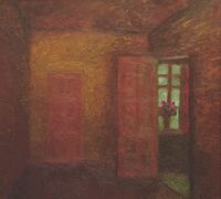 Некрасов. Деревня., Крестьянский дом — миниатюра
