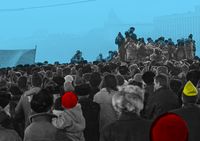 Мирные протесты-1989: люди (на)против стены, Россия. 5 марта 1989 года, митинг в парке Горького, Москва — миниатюра