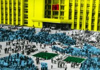 Мирные протесты-1989: люди (на)против стены, Украина. Лето 1989 года, забастовка шахтёров, Донецкая область — миниатюра
