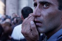 Протесты в Ереване против сдачи Нагорного Карабаха. Фоторепортаж с места событий,  — миниатюра