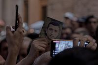 Протесты в Ереване против сдачи Нагорного Карабаха. Фоторепортаж с места событий,  — миниатюра