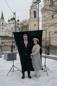 «Заберу тебя с собой» — фотопроект о силе любви и разрыве с Россией. Свадебные снимки молодоженов-эмигрантов, Коля и Наташа — миниатюра