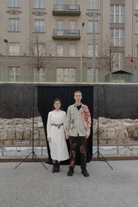 «Заберу тебя с собой» — фотопроект о силе любви и разрыве с Россией. Свадебные снимки молодоженов-эмигрантов, Таня и Валера — миниатюра