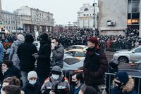 «Мне не всё равно»: фоторепортаж с антикоррупционного митинга в Москве,  — миниатюра