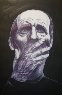 Back to black: тревога, испуг, скорбь и стойкость в гиперреалистичных портретах жителей Украины,  — миниатюра