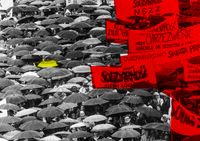 Мирные протесты-1989: люди (на)против стены, Польша. 1989 год, митинг в Ченстохове — миниатюра
