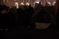 Протесты в Ереване против сдачи Нагорного Карабаха. Фоторепортаж с места событий,  — миниатюра