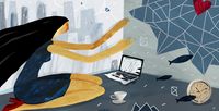 Ускользающая ирреальность мимолетной реальности, Паутина иллюзий — миниатюра