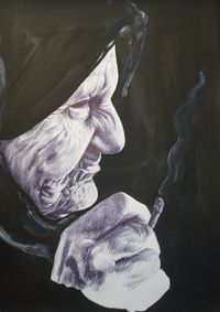 Back to black: тревога, испуг, скорбь и стойкость в гиперреалистичных портретах жителей Украины,  — миниатюра