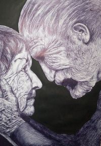 Back to black: тревога, испуг, скорбь и стойкость в гиперреалистичных портретах жителей Украины,  — миниатюра