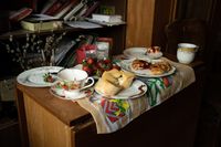 «Борисовна». Фотопроект о старости такой, какая она есть, Чаепитие — миниатюра