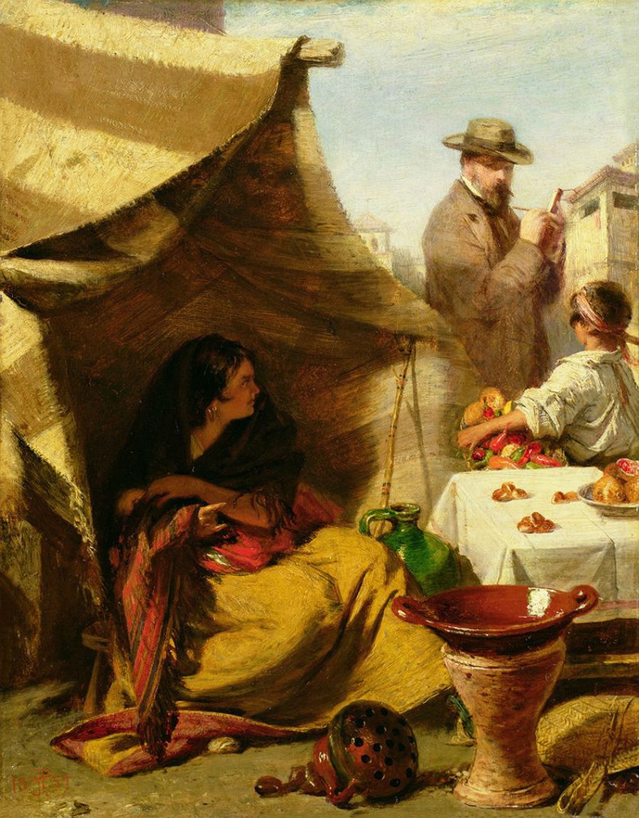 Дурной глаз. Джон Филлип. 1859 / wikioo.org Дурной глаз. Джон Филлип. 1859 / wikioo.org