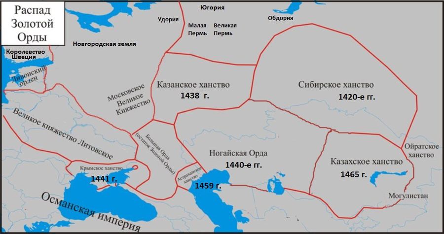 О падении Орды, злейшем враге Дмитрия Донского и верном его друге