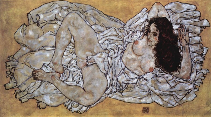 Лежащая обнаженная. Эгон Шиле. 1917 / gallery.artchallenge.ru Лежащая обнаженная. Эгон Шиле. 1917 / gallery.artchallenge.ru