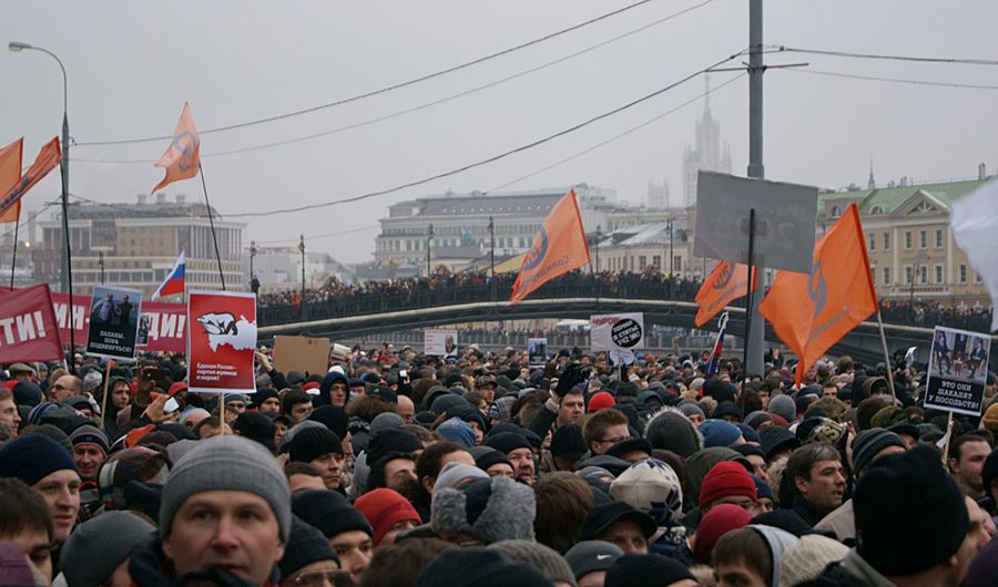 Митинг 10 декабря на Болотной площади стал одним из крупнейших в новейшей истории России. Фото: Sergey Rodovnichenko / Flickr