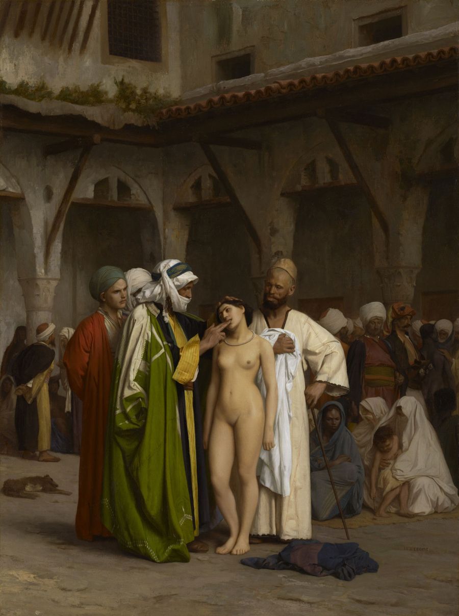 Невольничий рынок. Жан-Леон Жером. 1866 / artsy.net Невольничий рынок. Жан-Леон Жером. 1866 / artsy.net