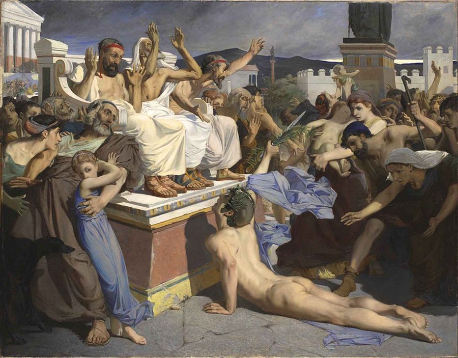Воин Марафона. Люк Оливье Мерсон. 1869 / totrvl.com Воин Марафона. Люк Оливье Мерсон. 1869 / totrvl.com