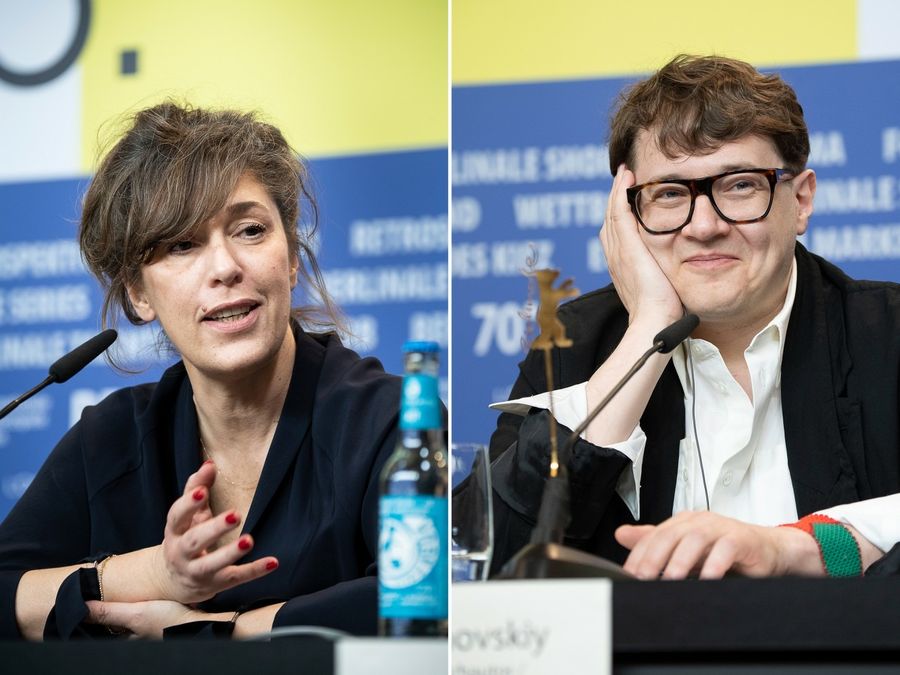 Режиссёры фильма «Дау. Наташа» Екатерина Эртель и Илья Хржановский на пресс-конференции в Берлине / berlinale.de Режиссёры фильма «Дау. Наташа» Екатерина Эртель и Илья Хржановский на пресс-конференции в Берлине / berlinale.de