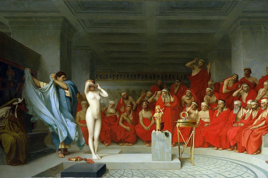 Фрина перед ареопагом. Жан-Леон Жером. 1861 / wikipedia.org Фрина перед ареопагом. Жан-Леон Жером. 1861 / wikipedia.org