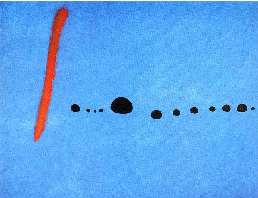 Joan Miró. Blue II. 1961